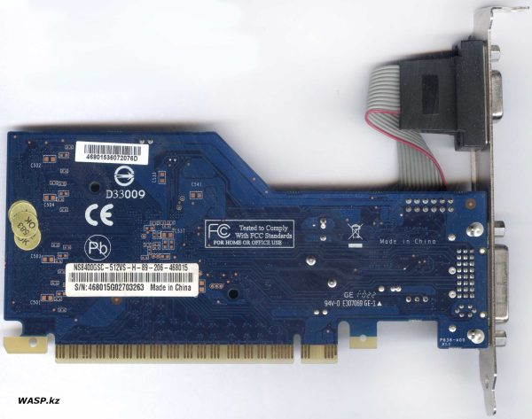 کارت گرافیک استوک ECS GeForce 8400GS 512MB مدل NS8400GSC-512
